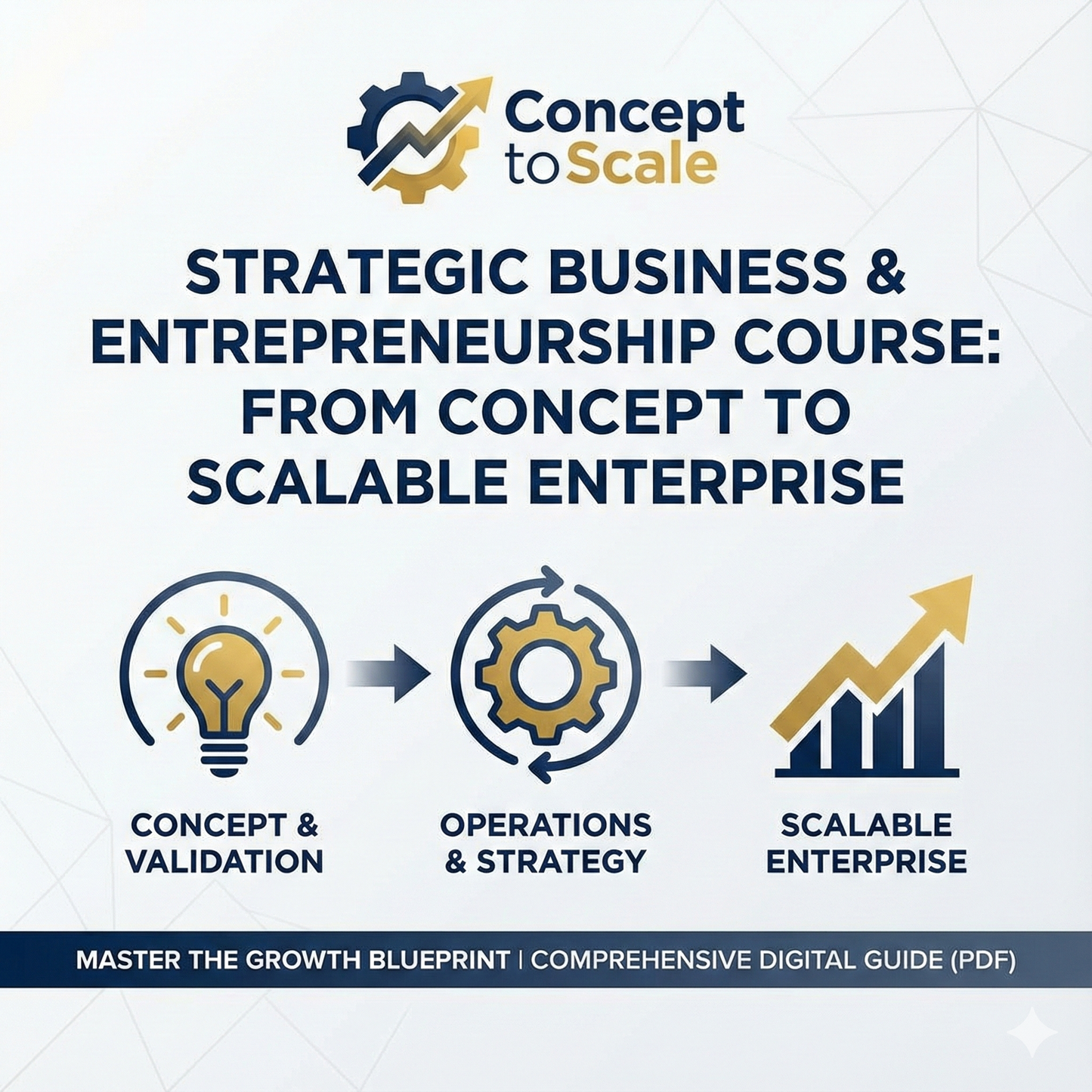 Strategic Business & Entrepreneurship Course: From Concept to Scalable Enterprise